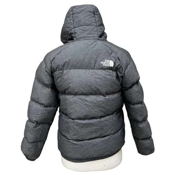 The North Face Kids Charcoal and Black Reversible Puffer Jacket - Picture 5 of 12